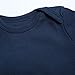 ROMPERINBOX Unisex Solid Baby Bodysuit 0-24 Months (0-3 months,navy)
