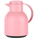 Emsa Samba , Plastic Thermos Flask 1 Liter, Powder Pink