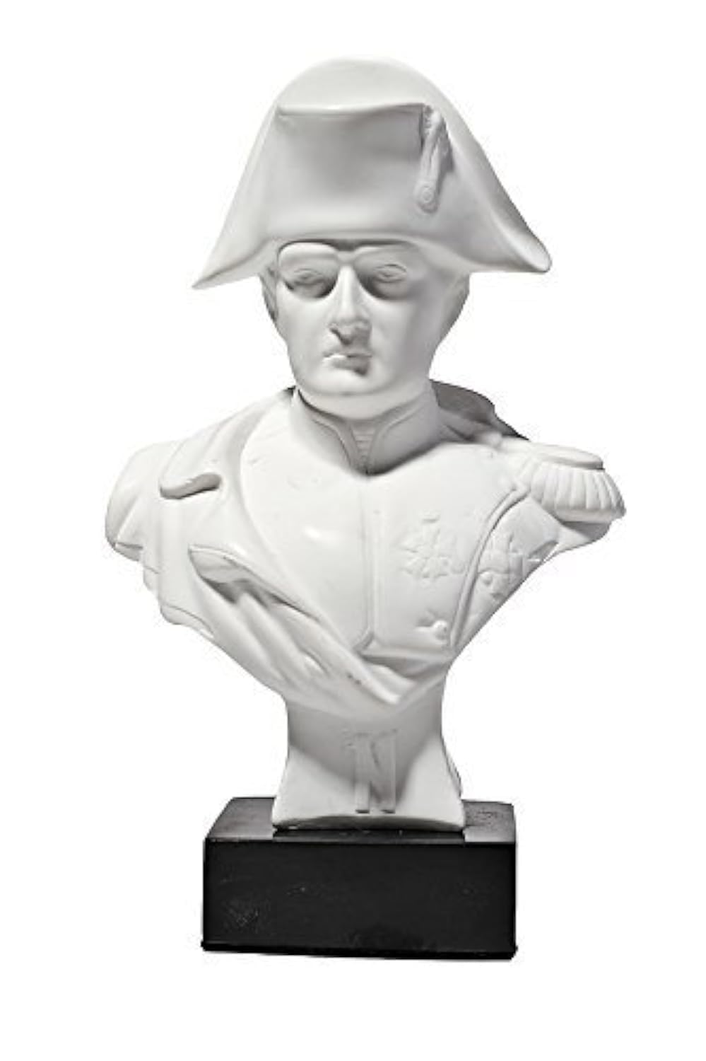 French Emperor Napoleon Bonaparte Marble Bust Statue Sculpture White 13 cm