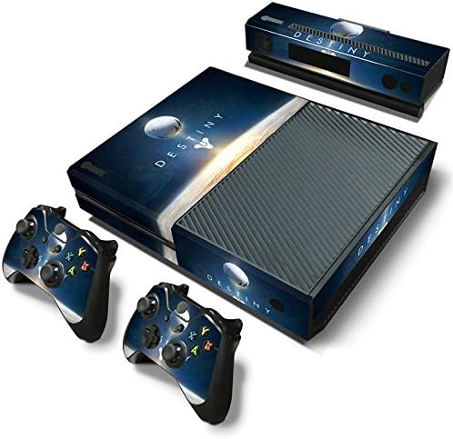 Skin Sticker Decal Vinyl for Xbox One Console Kinect 2 free Controller Cover- Destiny