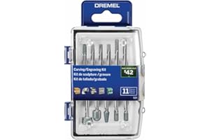 Dremel 729-01 11-Piece Carving/Engraving Accessory Micro Kit