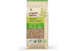 Organic Tattva Chick Peas (Kabuli Chana) Chickpeas, 500g USDA Certified