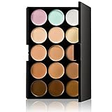 Cosmetics Cream Concealer Palette, KRABICE 15 Color Makeup Dark Circle Concealer Cream Make Up Foundation Makeup Palette Set