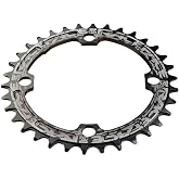 RaceFace Narrow Wide 104 Chainring Black, 30T | Boost chain retention with the NW Chainring 104 BCD&mdash;burly, lightweight, and built to last