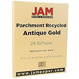 JAM PAPER Parchment 24lb Paper - 90 gsm - 8.5 x 11