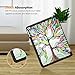 Fintie iPad 9.7 2018 Case with Built-in Apple Pencil Holder - [SlimShell] Lightweight Soft TPU Back Protective Stand Cover with Auto Wake/Sleep for Apple iPad 2018 9.7 Inch (6th Gen), Love Tree