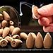 AUSWIND Thailand Pagoda Incense Back Cone Scent - 40 Grain per Plastic Bag, 8 Mixed Scents
