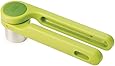 Joseph Joseph 20102 Helix Garlic Press, Stainless Steel, Green