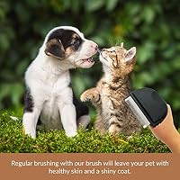 Pet Craft Supply Self Cleaning Pet Grooming Hair Deshedding Brush