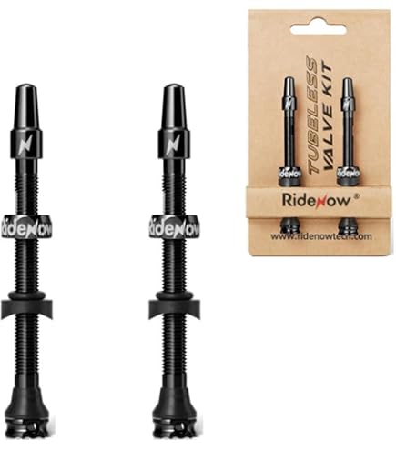Tubeless Presta Valve Stems Kit - 45/65/85mm Alloy, With Core Remover Tool (1 Pair)