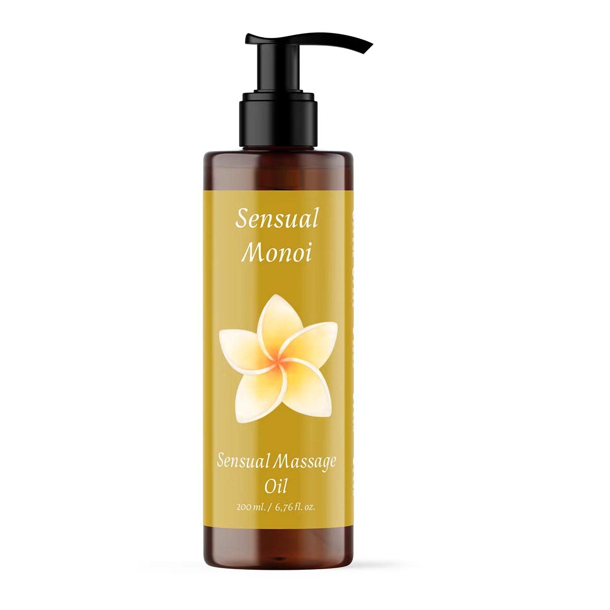 QKnatur - MONOI Massage Oil - 200ml - BIO - with Natural Ingredients. for Relaxing Body Massages. Delicate Monoi Aroma