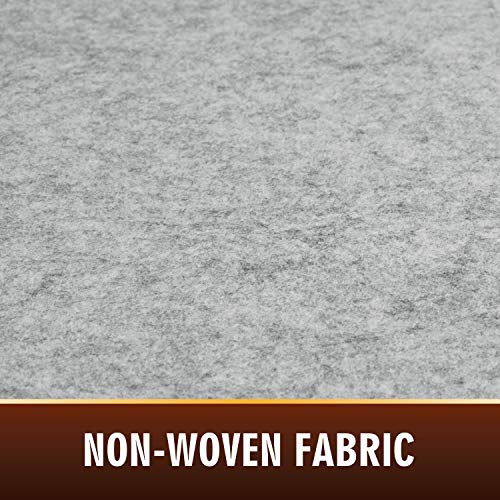 MAYSHINE 4' x 6' Dual Layer Felt + Rubber Rug Pad Grip Cushion