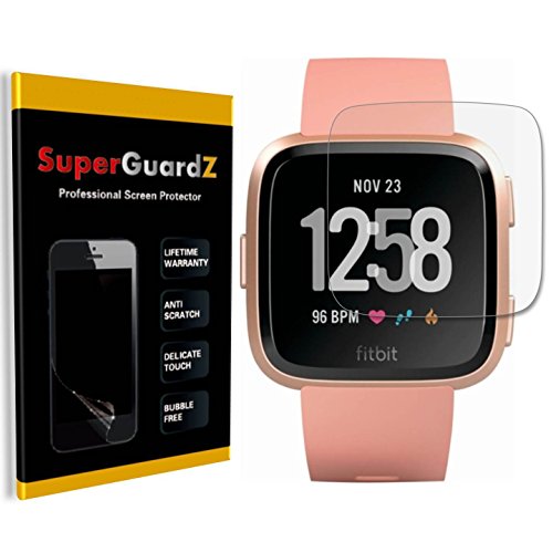 [8-Pack] Fitbit Versa Screen Protector, SuperGuardZ, Anti-Glare, Matte, Anti-Fingerprint, Anti-Scratch, Anti-Bubble [Lifetime Replacement]