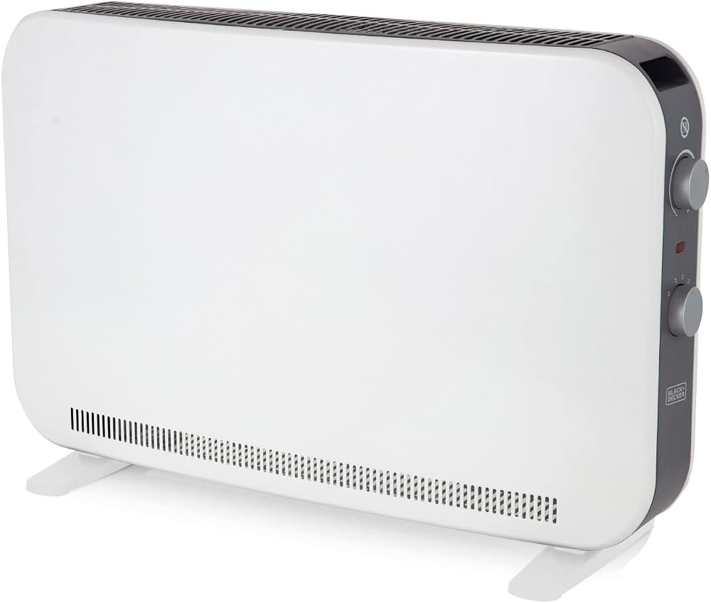 BLACK+DECKER 2.2KW Portable Convector Heater BXCV41001GB White