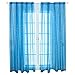 Kid Boy Room Window Sheer Sky Blue Curtain Panels Rod Pocket Beautiful Star Voile Sheer Drapes Curtains for Bedroom Living Room Nursery Room,Window Treatments,39 x 79 inch,Blue,1 Panel
