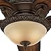 Hunter Fan Company 54014 Hunter Claymore Indoor Ceiling Fan with LED Light and Pull Chain Control, Brushed Cocoa