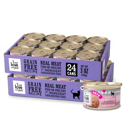 I and Love and You Wet Cat Food, Savory Salmon Pate, 3oz | 24 Pack