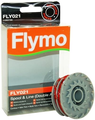 Flymo FLY021 Double Line Autofeed Spool and Line Red 5 m 1.5 mm