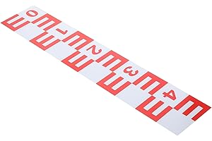 OSOLADY Aluminum Alloy Water Level Gauge Stick with Reflective Design, Practical Self-Adhesive Water Gauge