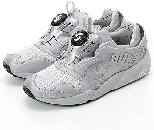 Amazon プーマ メンズカジュアルスニーカー ディスクブレイズreflective 01 シルバー 25 5 Puma プーマ スニーカー