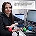 Massage Ball Set - (Set Includes 2 Spiky Balls and 1 Lacrosse Ball) - Excellent for Sciatic Nerve Massage, Trigger Point Therapy, Reflexology, Myofascial Release, Muscle Recovery, Yoga, Foot Pain