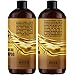 Argan Oil Shampoo and Conditioner Set - Sulfate Free All Natural Hair Repair Treatment, Clarifying Volumizing & Moisturizing, Color Safe, Gentle for Curly & Color Treated Hair (2x 16oz)