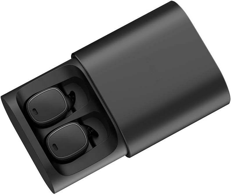 Grborn T1 Pro Wireless Bluetooth Earphones Mini Earbuds with Mic Charging Box Touch Control(Black)