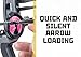 Trophy Ridge Kill Shot Whisker Biscuit Archery Arrow Rest, Ambidextrous, Pink, Medium