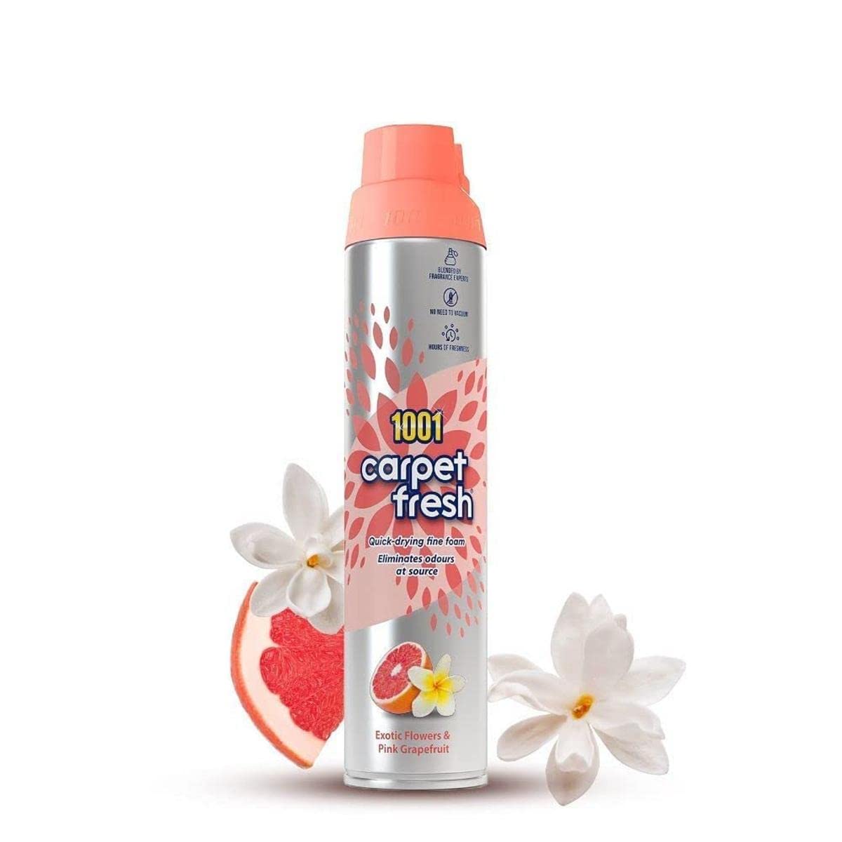 1001 Carpet Fresh Exotic Flowers & Pink Grapefruit Fragrance, 300ml