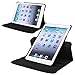 Insten 360-degree Swivel Leather Case Compatible with Apple iPad iPad mini with Retina display (iPad Mini 2) / Mini , Black