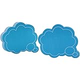Eagle Thought Cloud Shape Sticky Notes, 100 Sheets, Holiday Gift (Blue)