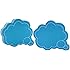 Eagle Thought Cloud Shape Sticky Notes, 100 Sheets, Holiday Gift (Blue)
