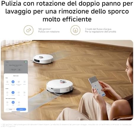S40 Pro Robot aspirapolvere con lavaggio, 15000Pa, bracci ext. — foto 5 di 8