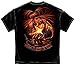 Firefighter T-Shirt Fear No Evil Dragon X-Large Black