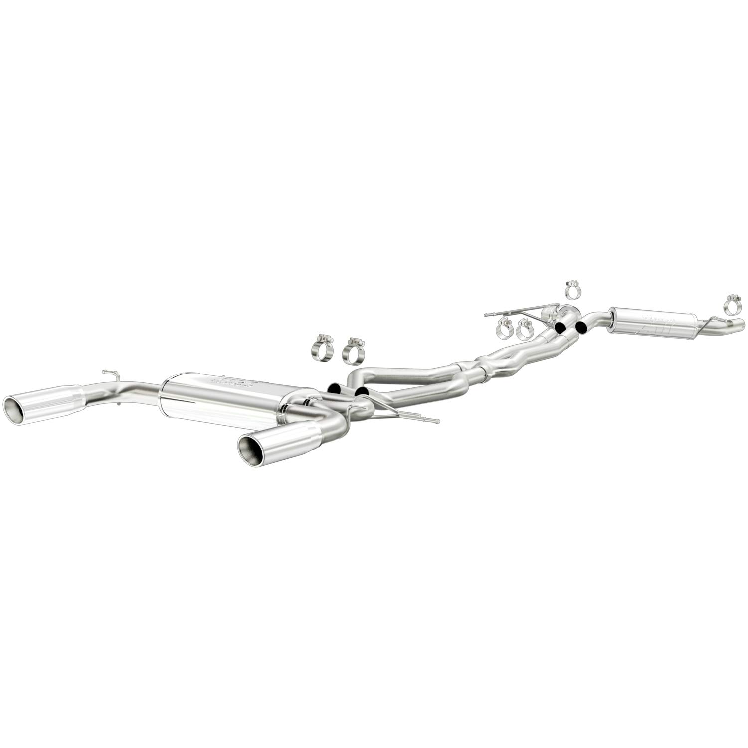 MagnaFlow 16714 Large Stainless Steel Performance Exhaust System Kit