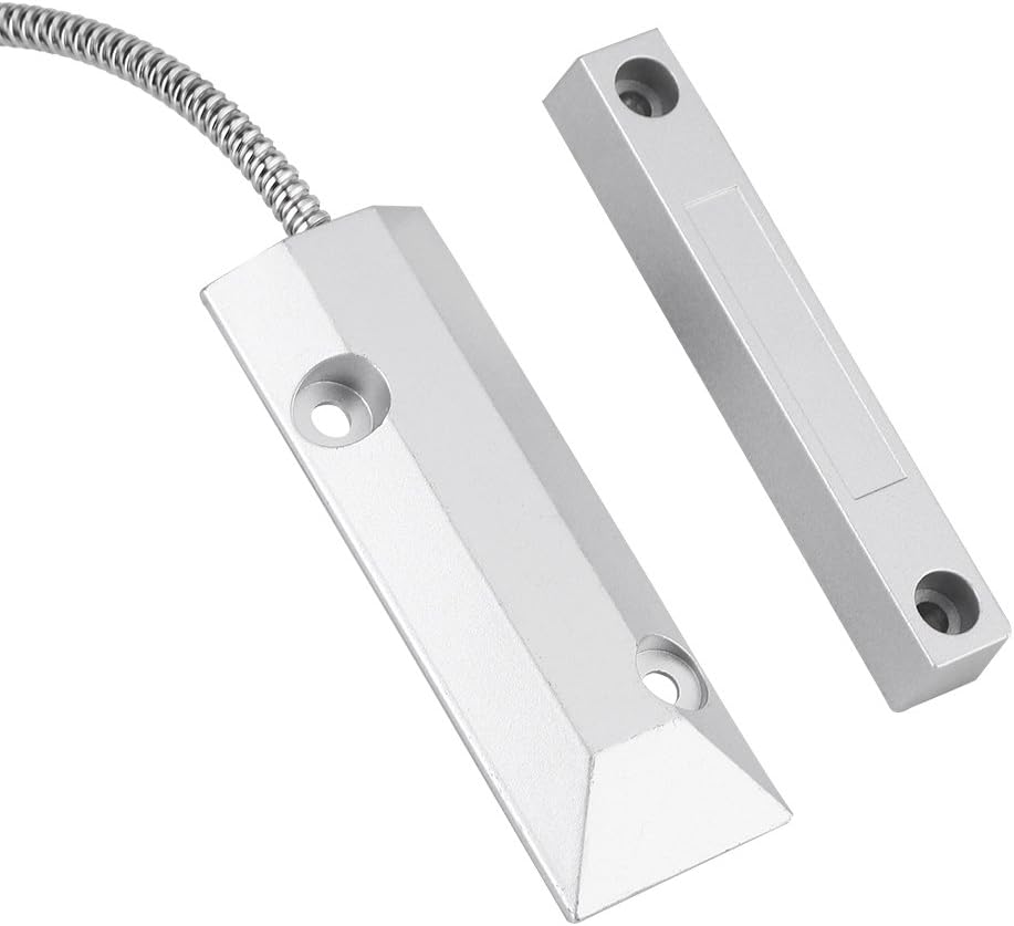 Zerodis Wired Metal Door Window Magnetic Contact Sensor Detector Switch Alarm