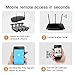 Network Video Security System, UOKOO HD 720P Video Security System with 4 Weatherproof Outdoor/Indoor Bullet IP Cameras, 98ft Night Vision and 1 PC of 4-Chanel Wireless NVR Kit (Black)