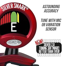 SNARK 2 Clip-on All Instrument Tuner-Red/Silver