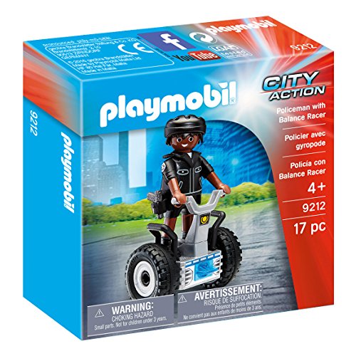 PLAYMOBIL Policeman with Balance Racer