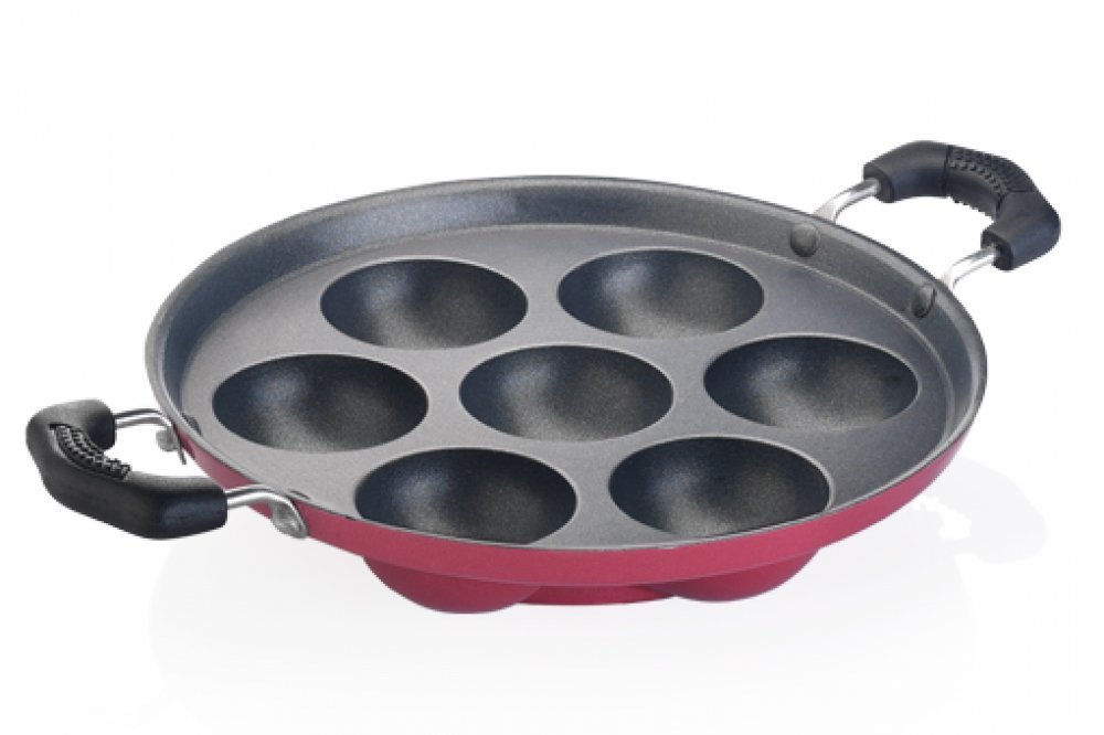 Buy Premier NonStick Cookware Paniyaram Pan Small with 7 Holes (With