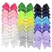 5 Inch Large Grosgrain Ribbon Cheer Bows with Alligator Hair Clips for Teens Juniors Pack of 30 LCLHB (5 inch-30 Pack)