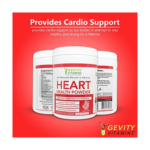 GEVITY VITAMINS Heart Health Powder, LArginine LCitrulline Complex