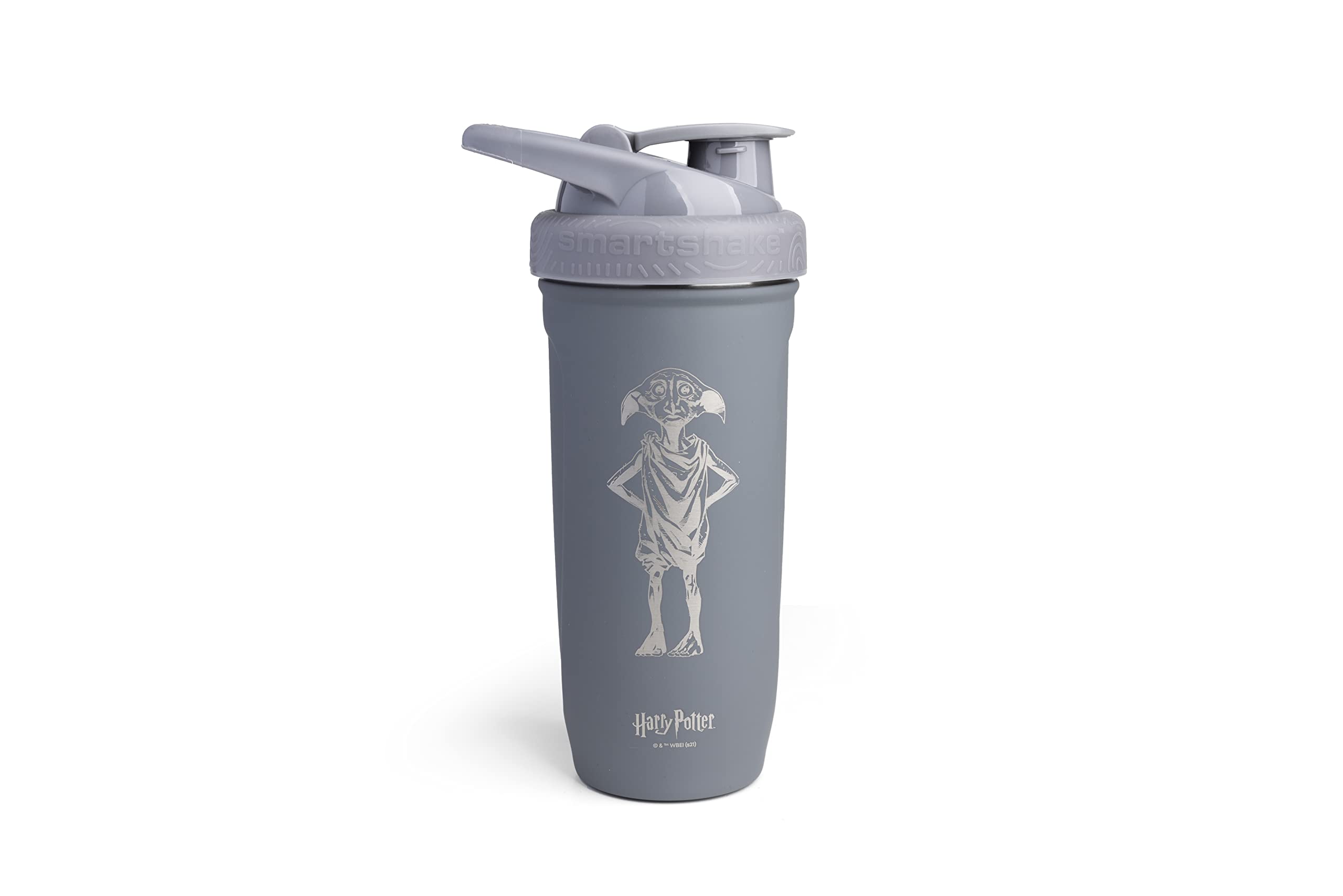 Smart Shake Reforce Stainless Steel Harry Potter Dobby Shaker Bottle 900 ML ,30oz Light Weight Resistance Sports Shaker Bottle With A Soft Lid, Leakproof, BPA Free & DEHP Free