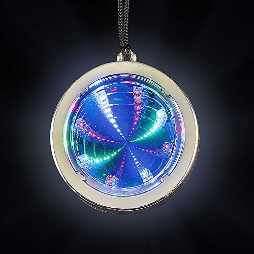 Flashing Panda Led Flashing Multicolor Infinity Tunnel Necklace