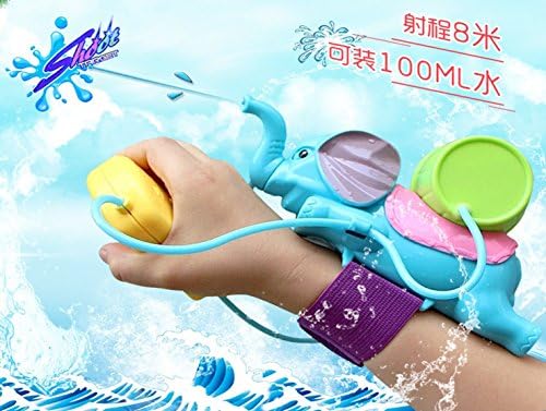 Lovely Elephant Wrist Squirt Gun Toys For Children Baby Tubs Kids Gift Special Summer Outdoor Game Water Plus Backpack Toy Enjoy Childhood Nice