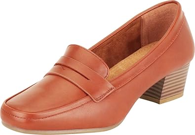 square toe penny loafers