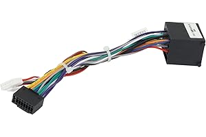 Cenroelon Car 16Pin Power Wiring Harness Cable Adapter for E46/E39(1995-2000)/E53(99) Android Stereo