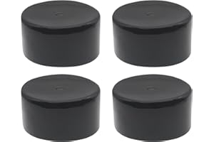 FDXGYH 4 Pcs 1.98-Inch Bearing Bars Cover Bearing Rubber Black Caps Trailer Wheel Hub Dust Covers Replacement Bearing Protector