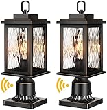 VIANIS Outdoor Post Light Fixture with Pier Mount