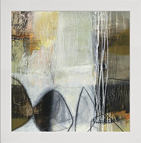 Frame Company Watson Range Abstract Pebble I by Jane Davies, Photo Frame - 12 x 12 Inches, White